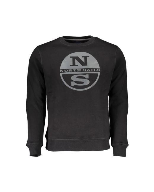 North Sails Black Sweatshirts for men