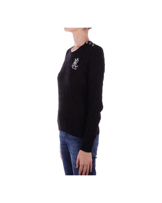 Ralph Lauren Black Round-Neck Knitwear
