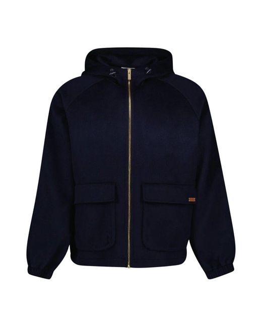 Drole de Monsieur Wolljacke mit kapuze frühling-sommer 2025 in Blue für Herren