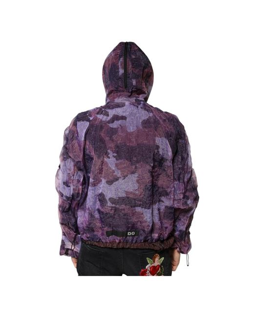 Dolce & Gabbana Purple Light Jackets for men
