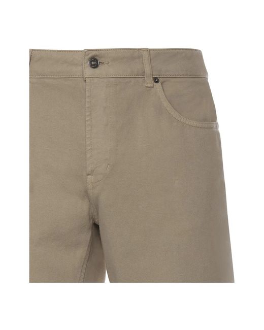 Dondup Gray Denim Shorts for men