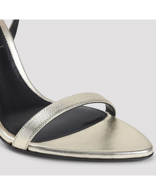 Tom Ford Metallic High Heel Sandals