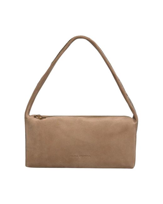 Alma En Pena. Brown Baguette handtasche
