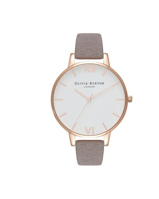 Olivia Burton Metallic Uhr Mit Rundem Zifferblatt
