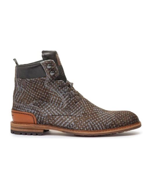 Floris Van Bommel Schnürstiefel in Brown für Herren