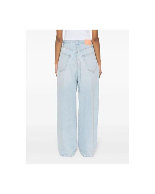 Acne Blue Straight Jeans