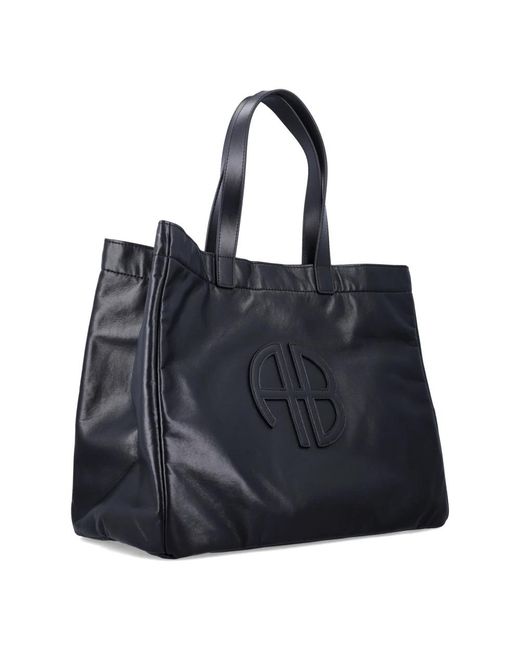 Anine Bing Black Shopping Bags