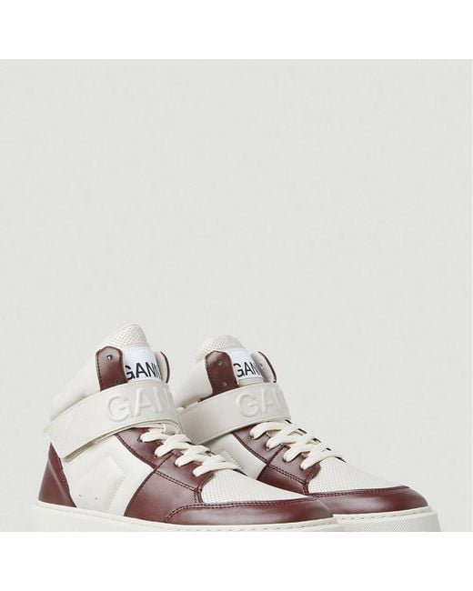 Ganni Brown Sneakers