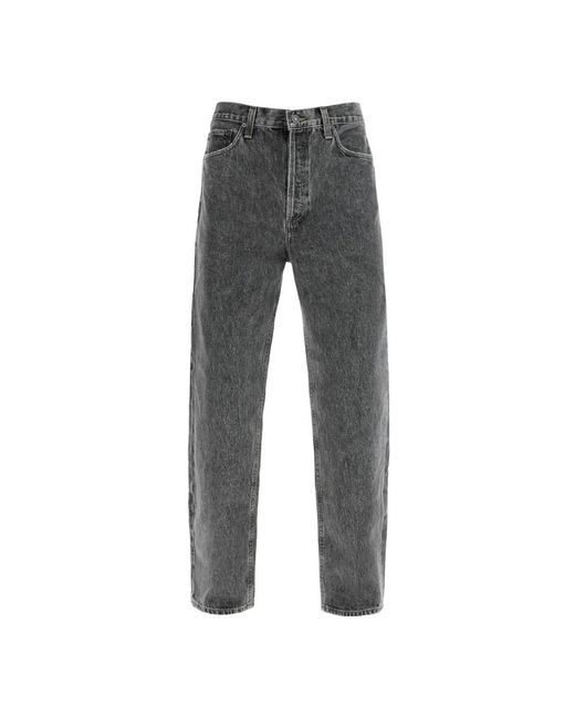 Agolde Gray Straight Fit Jeans for men