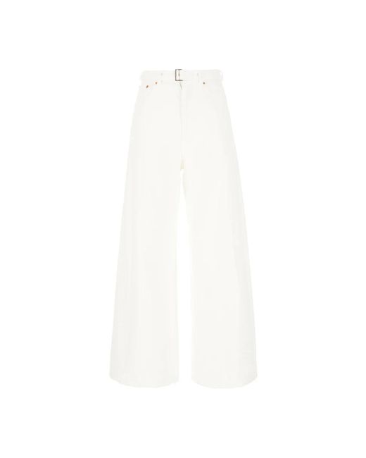 Pantalones elegantes para hombres Sacai de color White