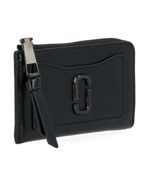 Marc Jacobs Black Utility snapshot multi wallet aus schwarzem leder