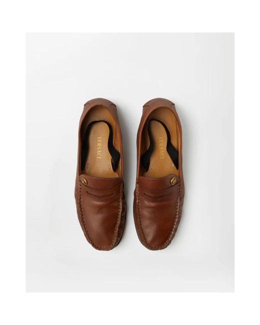 Versace Brown Loafers