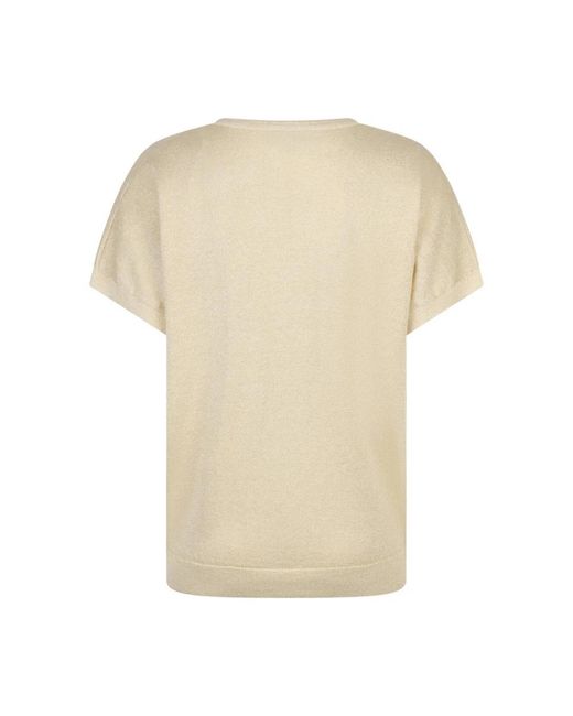 Red Button Jerry Sparkle Top in het Natural