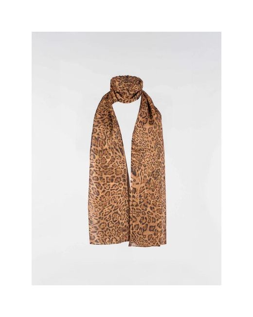Twinset Brown Winter Scarves