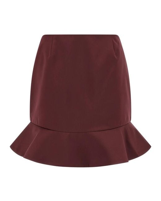 ROTATE BIRGER CHRISTENSEN Red Short Skirts