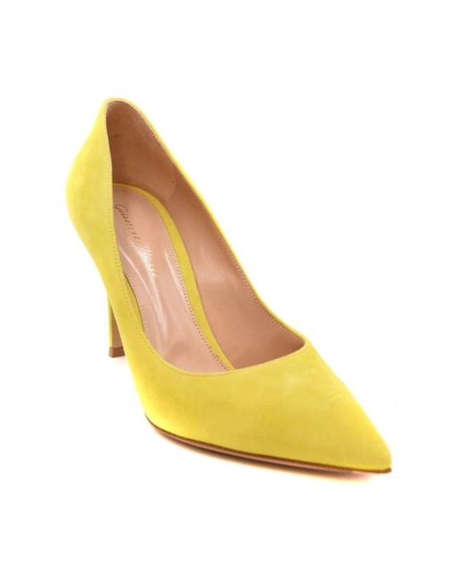 Gianvito Rossi Yellow Pumps