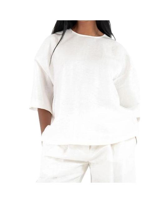 Boss Tops ,Wit ,Oversized Tops in het White