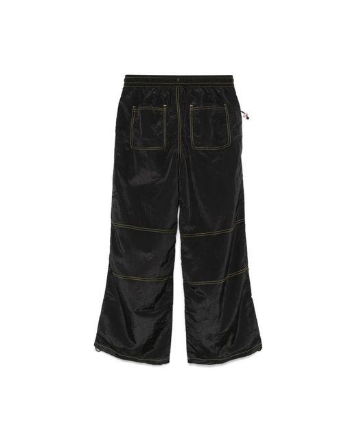 PUMA Black Wide Trousers for men