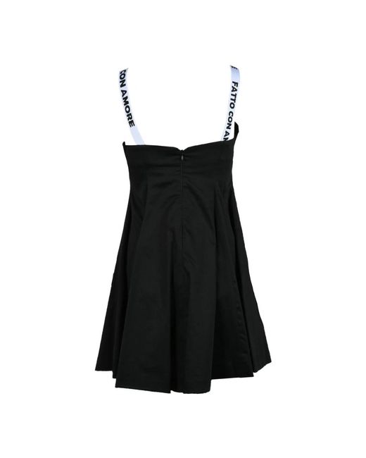 Giulia N Couture Black Short Dresses