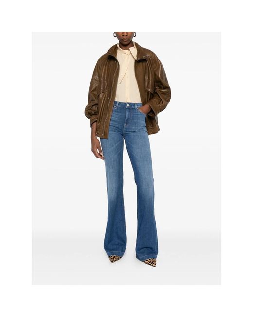AG Jeans Blue Flared Jeans