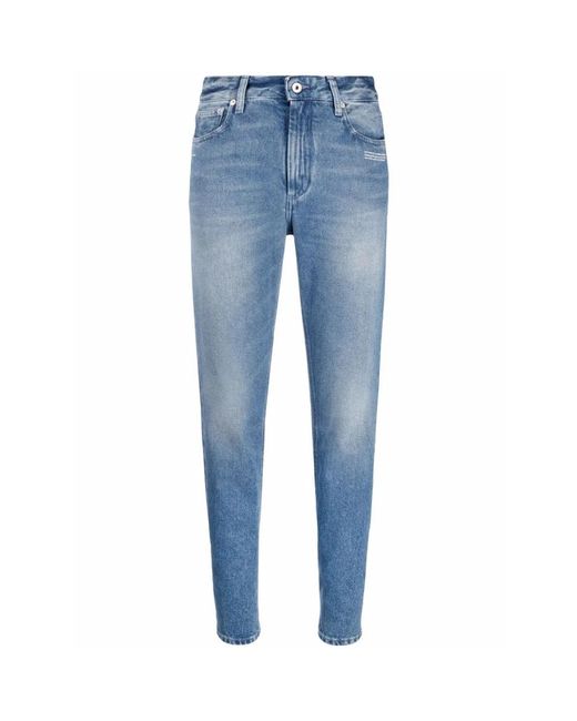 Off-White c/o Virgil Abloh Blue Slim-fit jeans