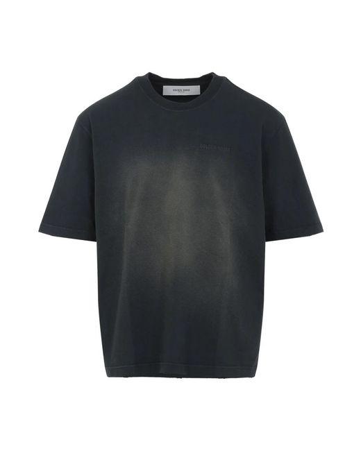 Golden Goose Deluxe Brand Black T-Shirts for men