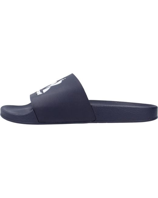Le Coq Sportif Slide sandalen für aktiven lebensstil in Blue für Herren
