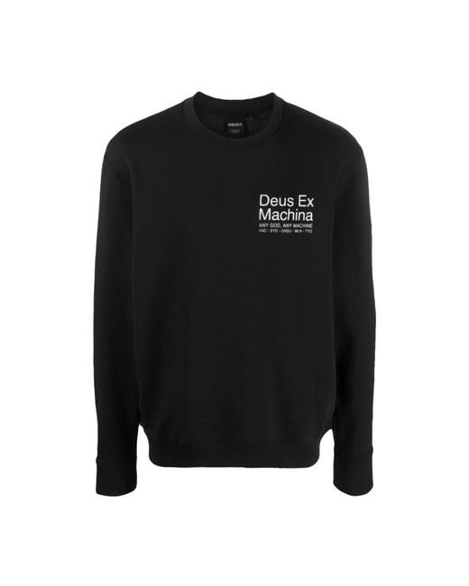 Deus Ex Machina Black Sweatshirts for men