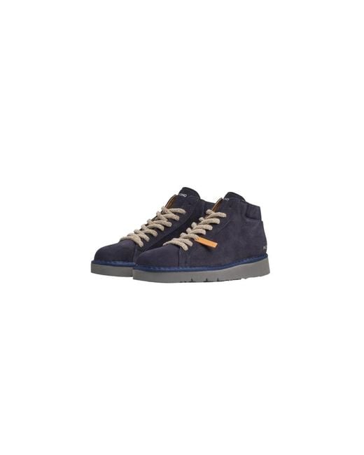 Pànchic Blue Lace-Up Boots for men
