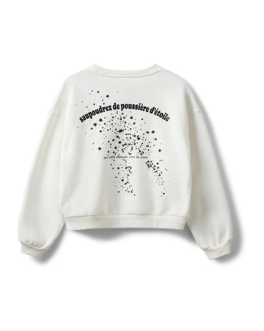 Sofie Schnoor Hoodies & Sweatvesten ,Wit ,Sweatshirts in het White