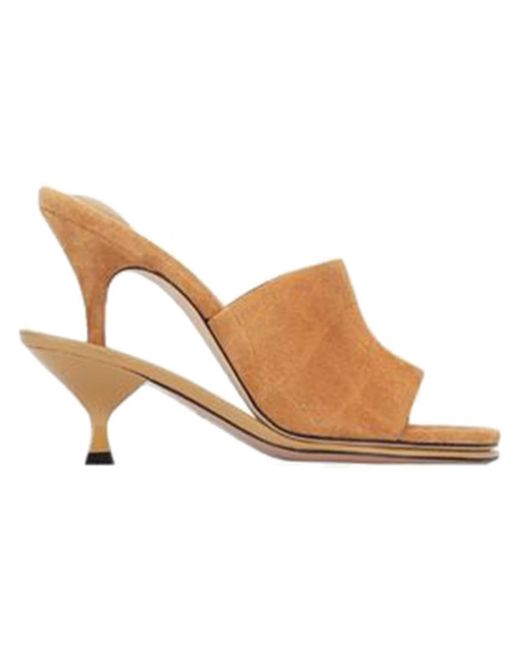 Jacquemus Brown Heeled Mules