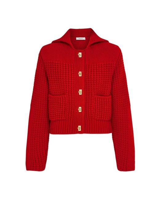 Ferragamo Red Cardigans