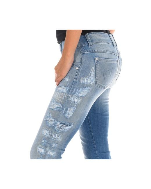 Met Blue Slim-Fit Jeans