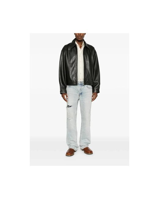 Cole Buxton Blue Straight Jeans for men
