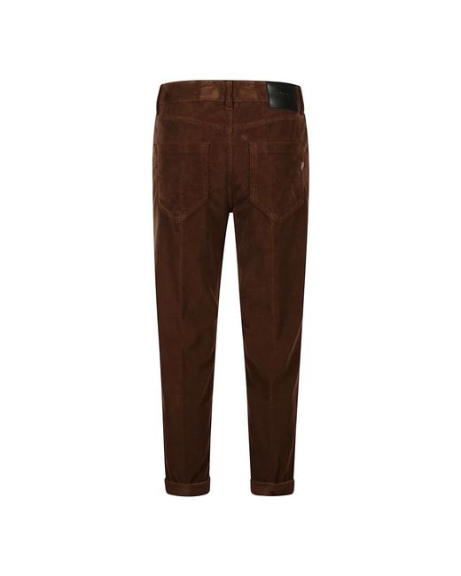 Dondup Brown Cropped Trousers