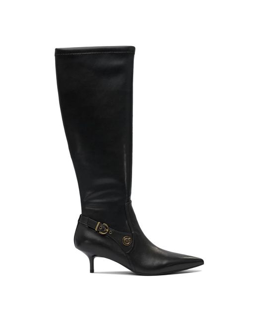 Pinko Black Heeled Boots