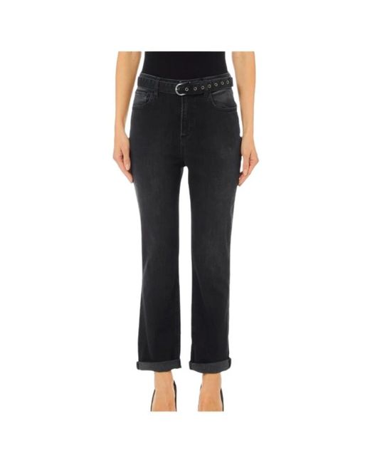 Liu Jo Black Straight Fit Jeans