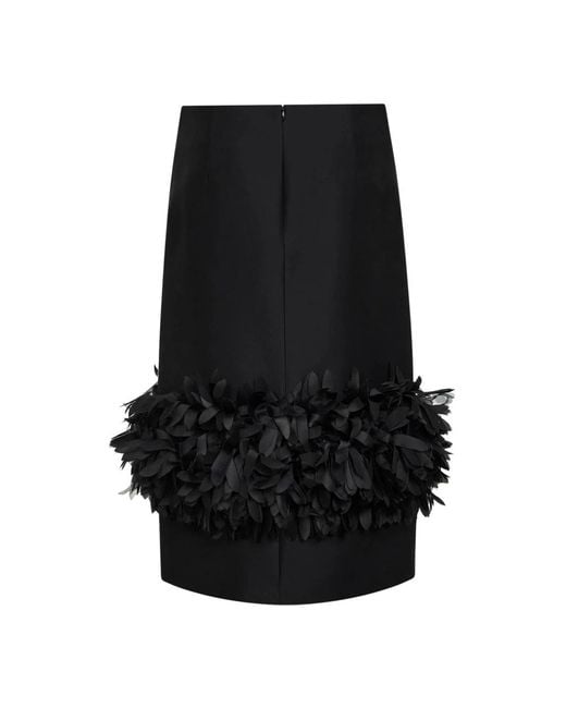Totême Black Midi Skirts