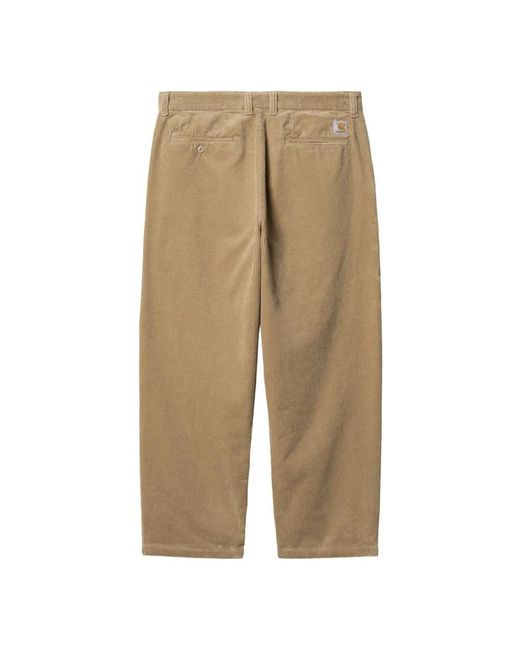 Carhartt Natural Corduroy Pleated Pants for men