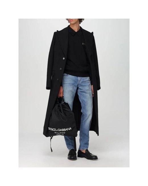 Dolce & Gabbana Schwarzer Turnbeutel in Black für Herren