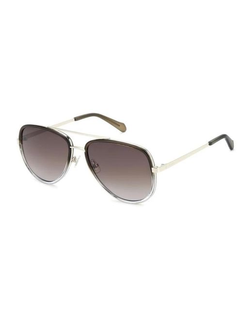 Sunglasses di Fossil in Metallic da Uomo