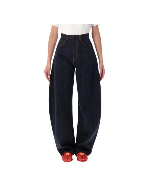 Alaïa Blue Loose Fit Jeans