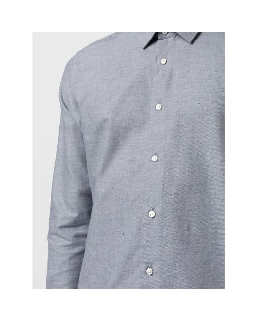 Canali Blue Formal Shirts for men