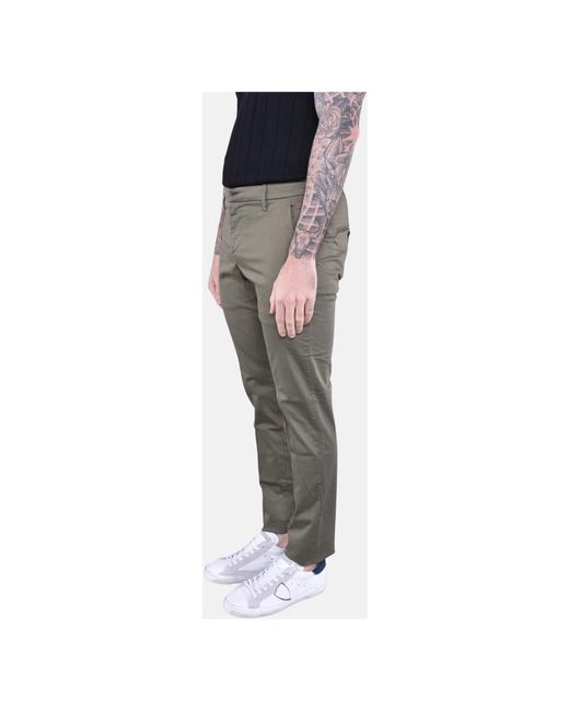 Dondup Gray Chinos for men