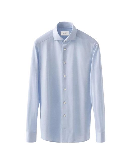 Eton of Sweden Blue Formal Shirts for men