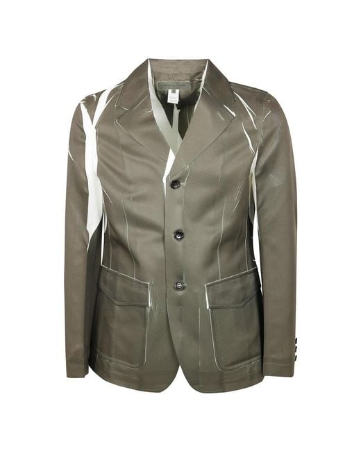 Blazers di Comme des Garçons in Green da Uomo