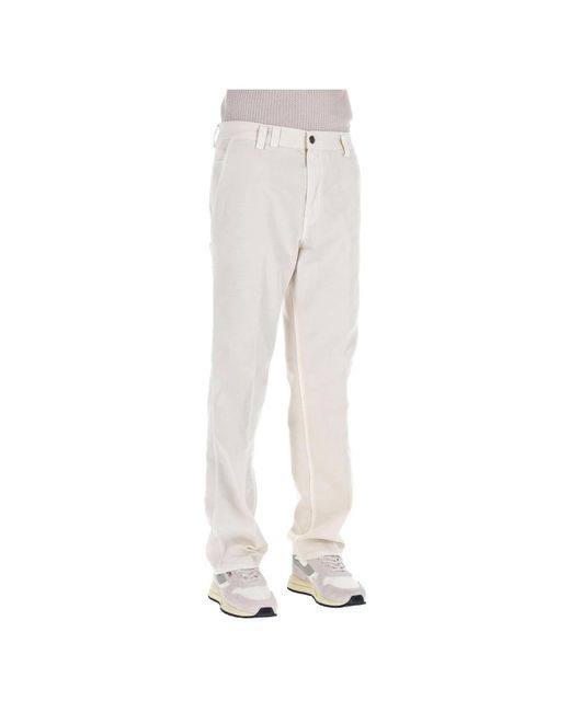 Haikure Broeken ,Katoen Warren Canvas Broek in het Natural voor heren