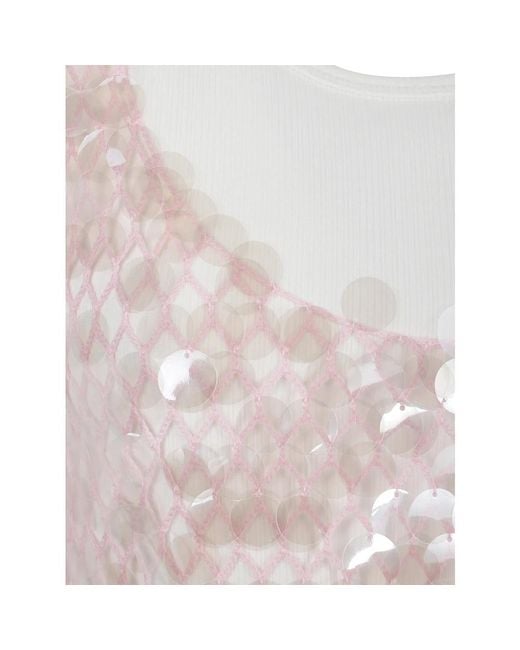 Tory Burch Pink Sleeveless Tops