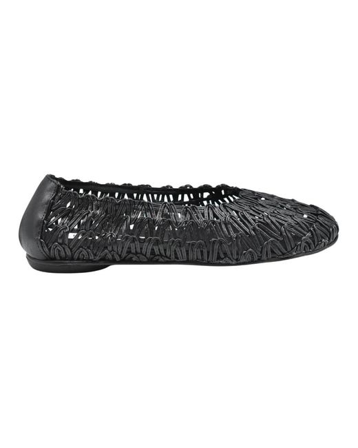 Ernesto Dolani Black Ballerina Shoes