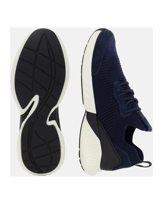 Boggi B Tech B Willow Wool Blend Sneaker in Blue für Herren